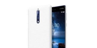 Ốp lưng Nokia 8 màu trắng