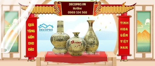 Decorpro là địa chỉ bán bình gốm sứ Chu Đậu chất lượng